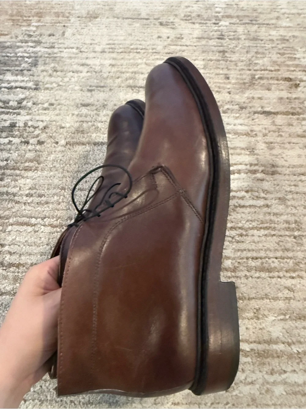 Ellen Edmonds  Dundee 2.0 Chukka Brown leather booties